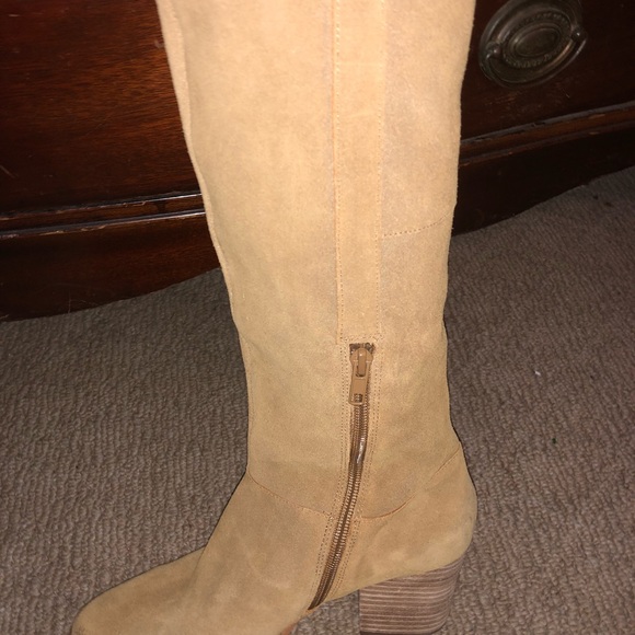 Real Suede Leather boots women’s 8.5 - Picture 8 of 8